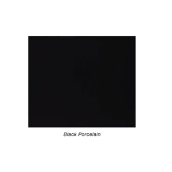 Empire DVP40PKR 40 in. Black Porcelain Walls Liner with Matte Black Ceiling & Floor