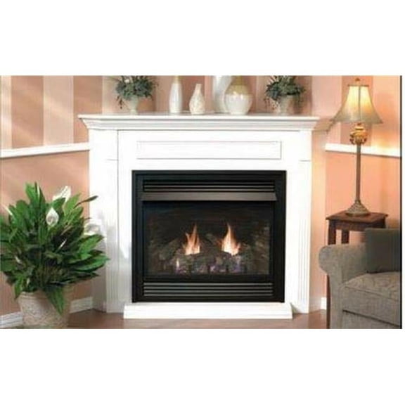 Empire DVP48SLKR Fireplace Black Porcelain Liner