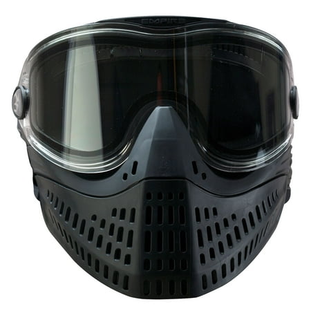 Empire E-Flex Paintball Goggle Mask with Thermal Clear Lens, Black