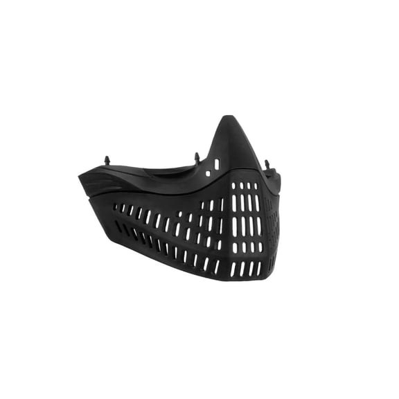 Empire E-Flex or Pro-Flex Paintball Goggle Replacement Faceplate Black Nose and Skirt only, Black