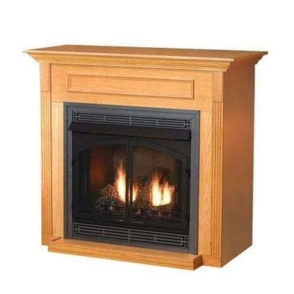 Empire EMF22UH 38.5 x 55 in. Standard Cabinet Mantel with Base, Unfinished Hardwood