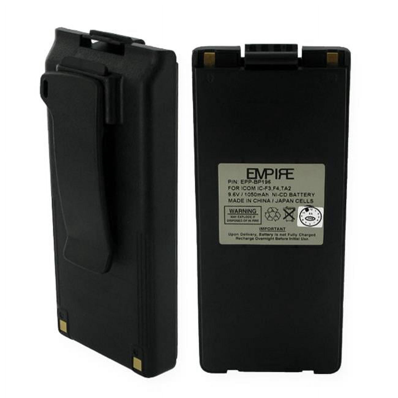 Empire EPP-BP196 Icom IC-F3 & F4 & T2A Batteries - Walmart.com