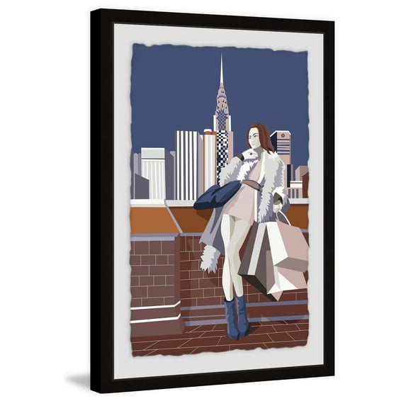 Empire Fashion II Framed Painting Print