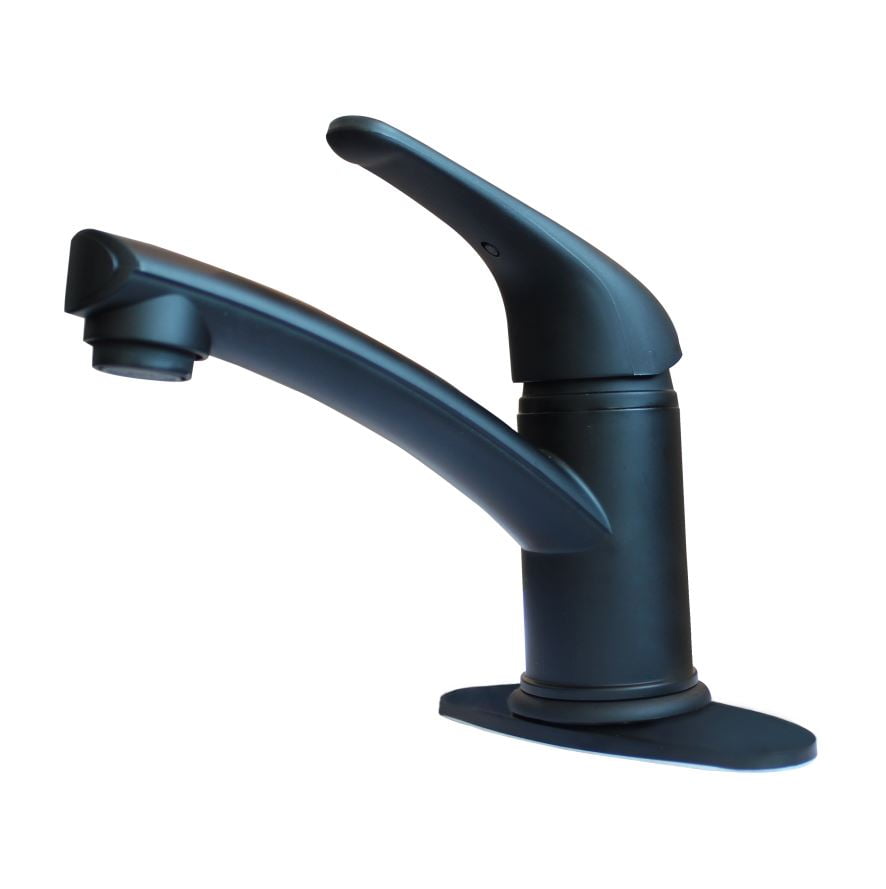 Empire Faucets 9in Black RV Single Lever Bathroom Faucet One Hole Installation RV