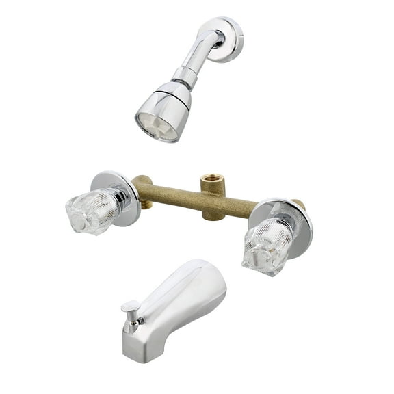 Empire Faucets Tub Spout - 8in Bathtub Faucet with Shower Diverter