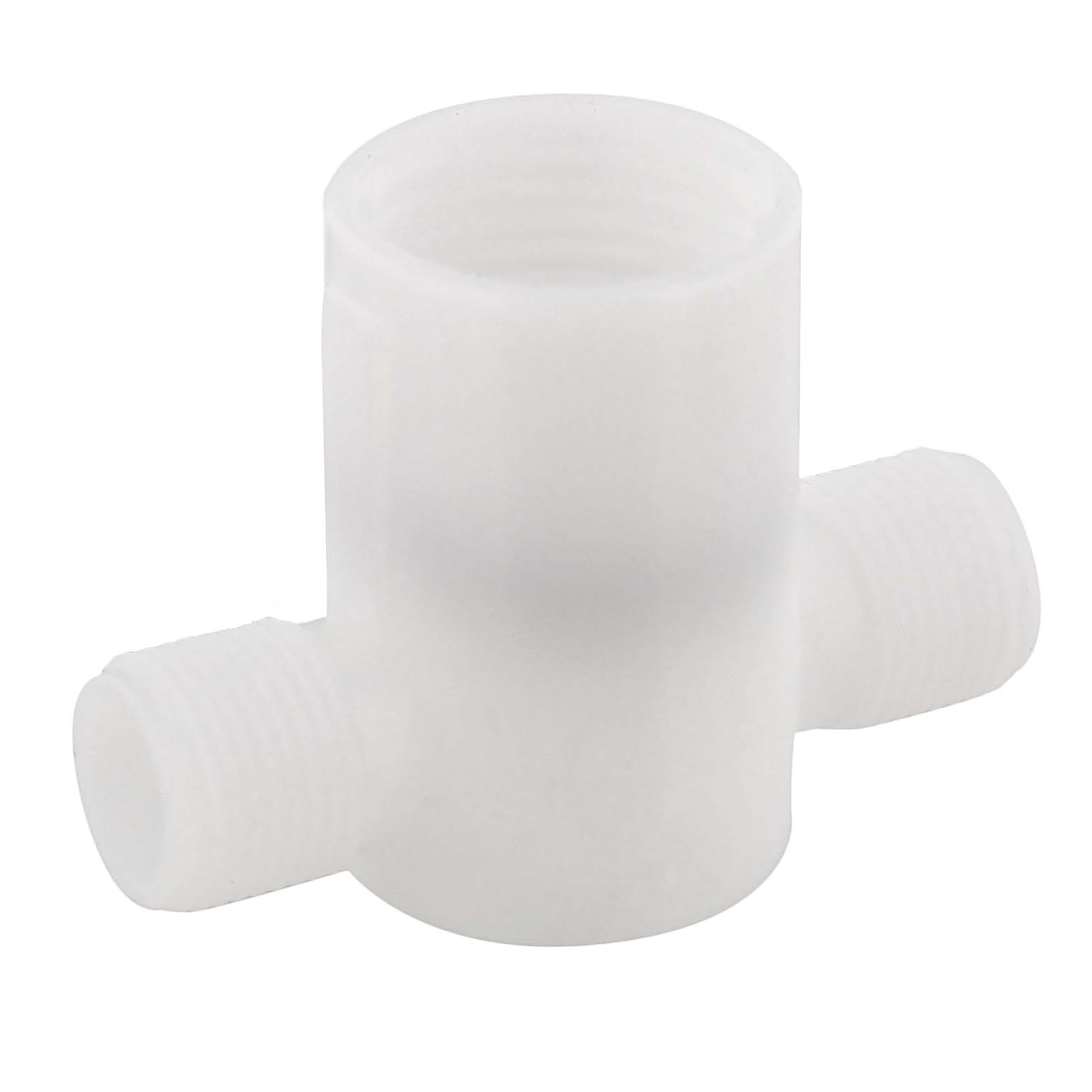 Empire Faucets Tee Plumbing Pipe Connector - Plastic Tub Plumbing Pipe Piece