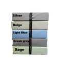 thumbnail image 1 of Empire Home 120 GSM 4-Piece Microfiber Soft Sheet Set Wrinkle Free Bedding Deep Pocket (Twin, Silver), 1 of 1