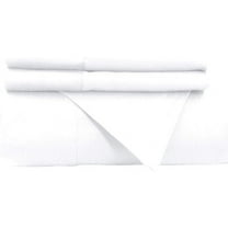 Empire Home 1800 Thread Count White Polyester Bed Sheet Set, Twin Deep Pocket