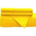 thumbnail image 1 of Empire Home 1800 Thread Count Yellow Microfiber Fitted Sheet, Twin - Deep Pocket, 1 of 1