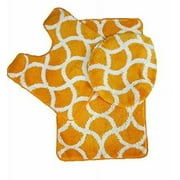 Empire Home 3-Piece Bathroom Linen and Accessory Set with Bath Rug and Lid Cover