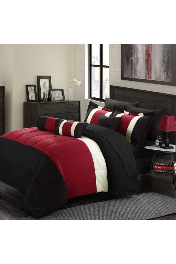 8-Piece Oversized Comforter Set Bedding with Sheet Set