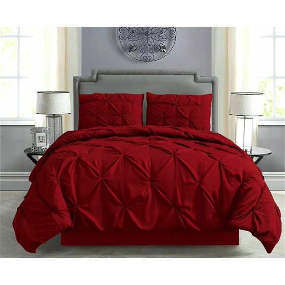 Empire Home 8-Piece Pintuck Comforter Set with Matching Sheet Set + Pillow Cases
