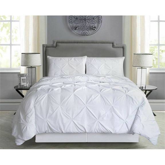 Empire Home 8-Piece Pintuck Comforter Set with Matching Sheet Set + Pillow Cases