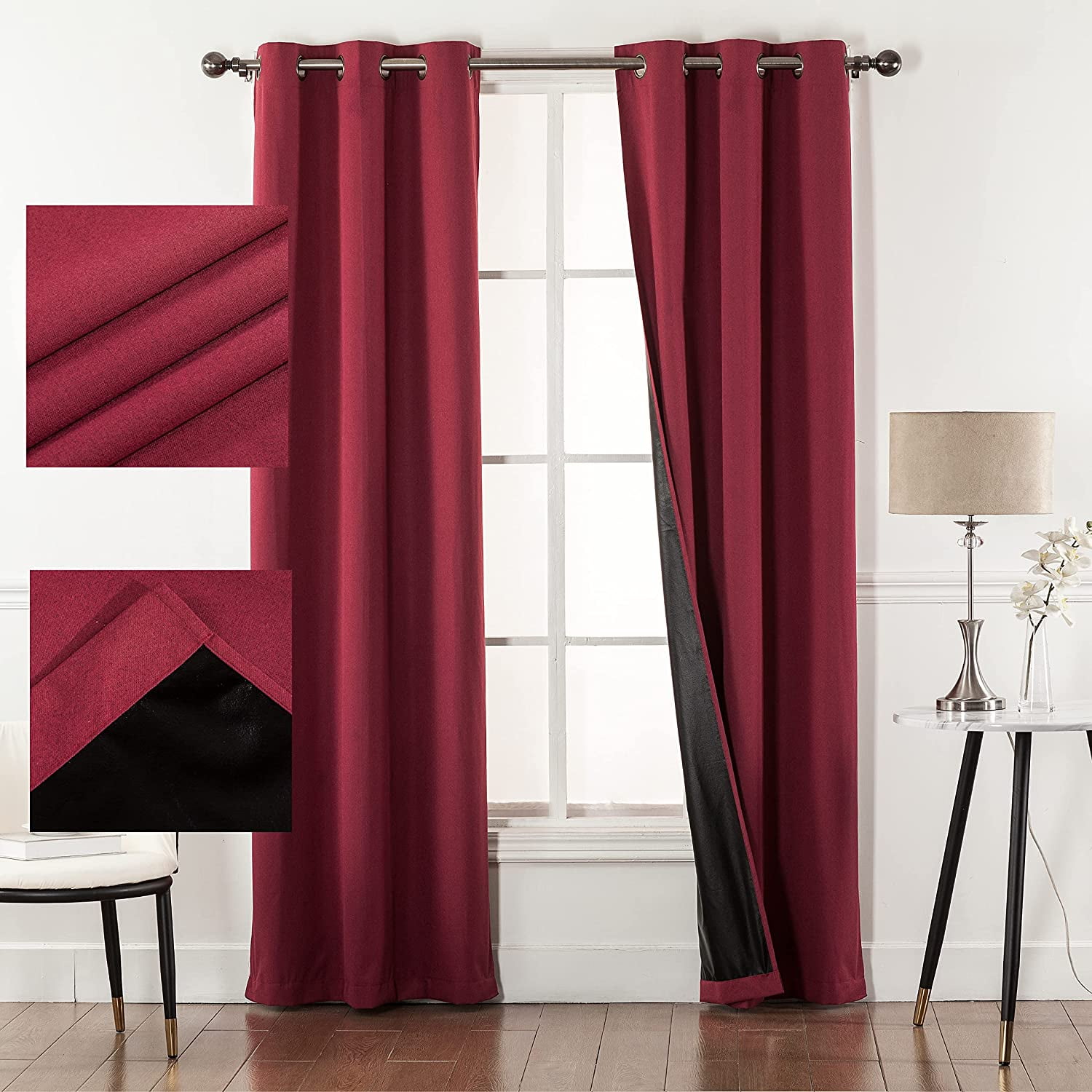 Empire Home Fashion 100 Blackout Window Curtain Panel Thermal