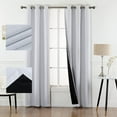 thumbnail image 1 of Empire Home Fashion 100% Blackout Window Curtain Panel - Thermal Insulated, Black Back & Grommets - 7 Colors - 4 Sizes, 1 of 5