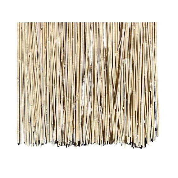 Empire Home Fashion 5.5 ft Long Natural Thin Bamboo Garden Stakes with Versatile Use (20 Pack)