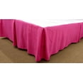 thumbnail image 1 of Empire Home Fashion Hot Pink Linen Tailored Bed Skirt, Queen, 1 of 1