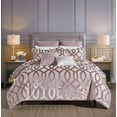thumbnail image 1 of Empire Home Fashion Queen Comforter Set - 6 Piece Pink Bed in a Bag with Pillow Shams and Throw Pillows for all Seasons, 1 of 6