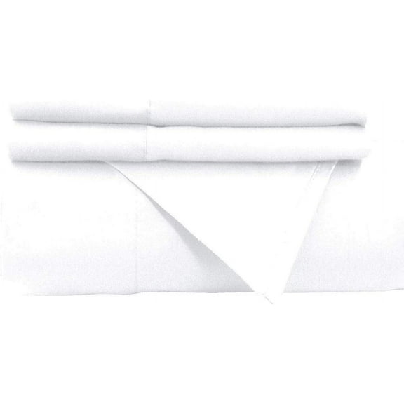 Empire Home White Microfiber Fitted Sheets, Full - Deep Pocket