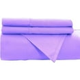 thumbnail image 1 of Empire Home 1800 Thread Count Lavender Solid Print Microfiber Flat Bed Sheets, Full – Great quality, 1 of 1