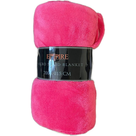 Empire Home Light Soft Throw Blanket - 15 Solid Colors - All Bed Sizes