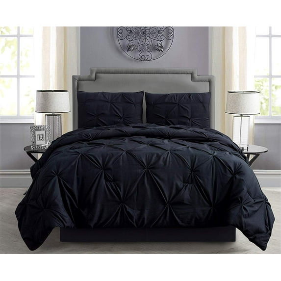 Empire Home Pintuck Hypoallergenic 8-Piece Bed in A Bag Comforter Set - Sheet Set Included!!