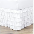 thumbnail image 1 of Empire Home Pleated Ruffled Bed Skirt Solid Dust Ruffle All Sizes  - Full White, 1 of 1