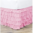 thumbnail image 1 of Empire Home Pleated Ruffled Bed Skirt Solid Dust Ruffle All Sizes  - Queen Light Pink, 1 of 1