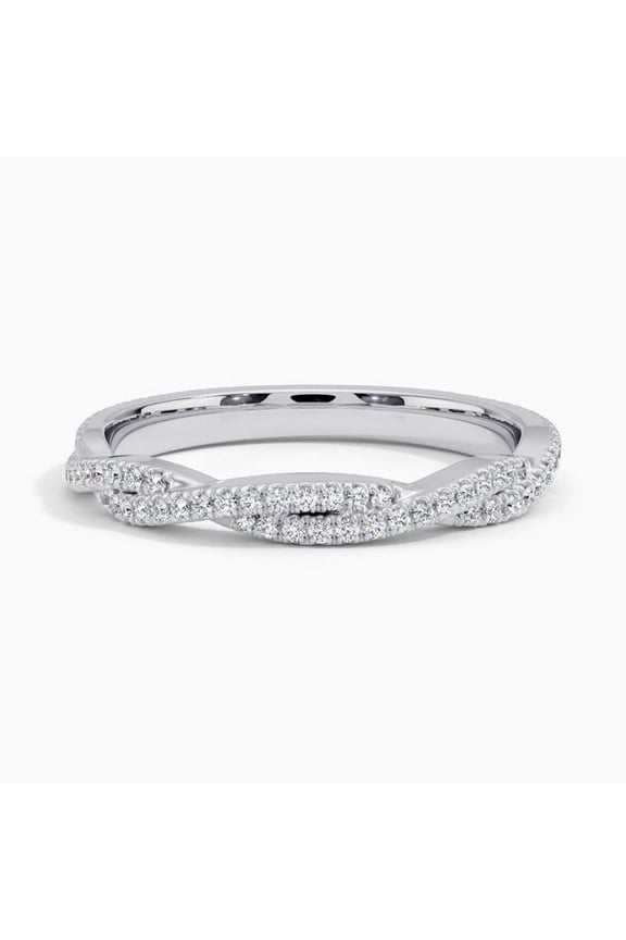1.9 Ct Round Cut Brilliant Diamond Ring for Women - 14K White Gold Plated Band - Elegant Fancy Eternity Ring - Daily Use Engagement Wedding Jewelry