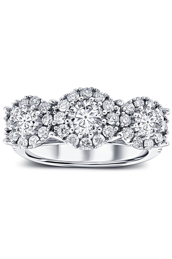 14K White Gold Over Ring - Excellent 2 Ct Round Cut Simulated Diamond Ring - Silver Solitaire Design Ring for Women's - Unique Christmas Special Gift for Women's - Promise Gift for Her