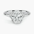 thumbnail image 1 of Empire Jewel 2 Ct Radiant Cut Diamond Rings - 14K White Gold Plated Engagement Jewelry for Women - Silver Twisted Bands - Wedding Party Rings - Forever Gifts, 1 of 3
