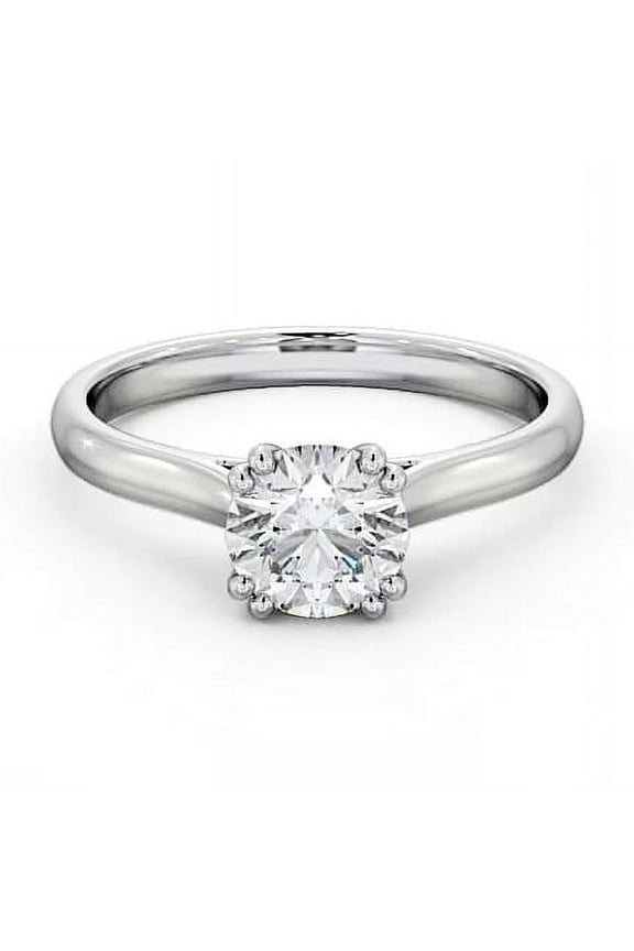 Asscher Cut Excellent 1.9 Ct Diamond Rings - 14K White Gold Plated - Casual Stacking Rings - Diamond Engagement Wedding Ring for Women - Christmas Gifts for Her - Graduation Gifts