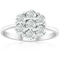 thumbnail image 1 of Empire Jewel Stamped 14K White Gold Over Engagement Ring - Round Cut 0.9 Ct Lab Created Diamond Ring for Women's - Anniversary Gifts - Diamond Ring for Women's - Proposal Ring - Promise Gifts Her, 1 of 6