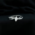 thumbnail image 1 of Empire Jewelry 1.2 Ct Marquise Cut Diamond Rings - 14K White Gold Plated Jewelry - Twisted Shank Modern Jewelry for Women - Christmas Special Gift for Her - Engagement Rings for Women, 1 of 5