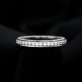 thumbnail image 1 of Empire Jewelry 1 Ct Round Brilliant Cut Diamond Rings - 14K White Gold Plated Wedding Rings - Engagement Wedding Diamond Jewelry - Beautiful Eternity Band for Her - Women's Gifts for Her Birthday, 1 of 5
