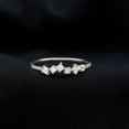 thumbnail image 1 of Empire Jewelry 14K White Gold Plated Ring - 2.75 Ct Lab Diamond Princess & Round Cut Wedding Ring - Multi Diamond Unique Rings - Engagement Rings for Women - Proposal Delicate Ring - Birthday Gifts, 1 of 5