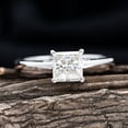 thumbnail image 1 of Empire Jewelry 14K White Gold Plated Solitaire Ring - 1.9 Ct VVS1/D Marquise Cut Diamond Solitaire Ring - Solitaire Engagement Sterling Silver Ring - Forever Diamond Ring for Women - Diamond Jewelry, 1 of 5