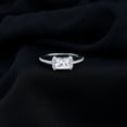thumbnail image 1 of Empire Jewelry 2.2 Ct Radiant Cut Diamond Wedding Women's Ring - 14k Silver Diamond Engagement Ring - Silver Anniversary Gifts - Silver Diamond Ring - Dainty Sterling Silver Ring, 1 of 5