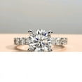 thumbnail image 1 of Empire Jewelry Empire Jewelry White Gold Plated 14K Diamond Ring - Asscher Cut Excellent 1.9 Ct Diamond Ring for Women - Solo Stone Diamond Rings - Simple Diamond Rings for Her - Elegant Jewelry, 1 of 2