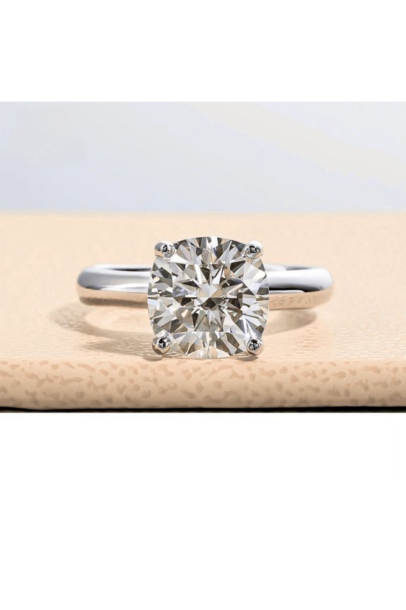 ry Oval Cut Excellent 2.1 Ct Diamond Ring for Women - Silver 14K White Gold Plated Ring - Solitaire Diamond Rings for Women - Bazel Diamond Rings for Women - Solo Stone Diamond Rings