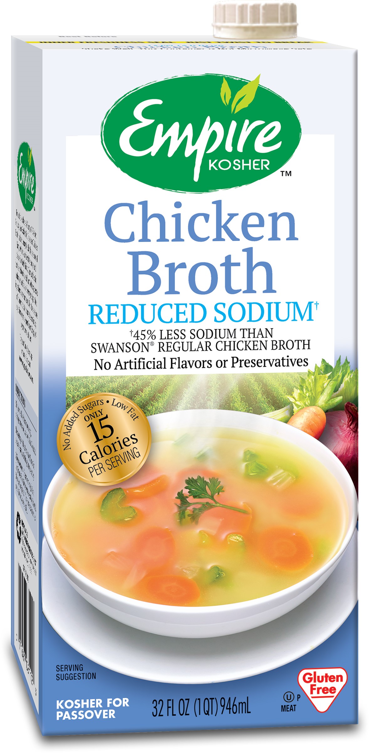 Empire Kosher Chicken Broth Reduced Sodium