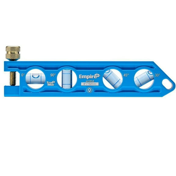 Empire Level 6 Inch True Blue Die Cast Torpedo Level