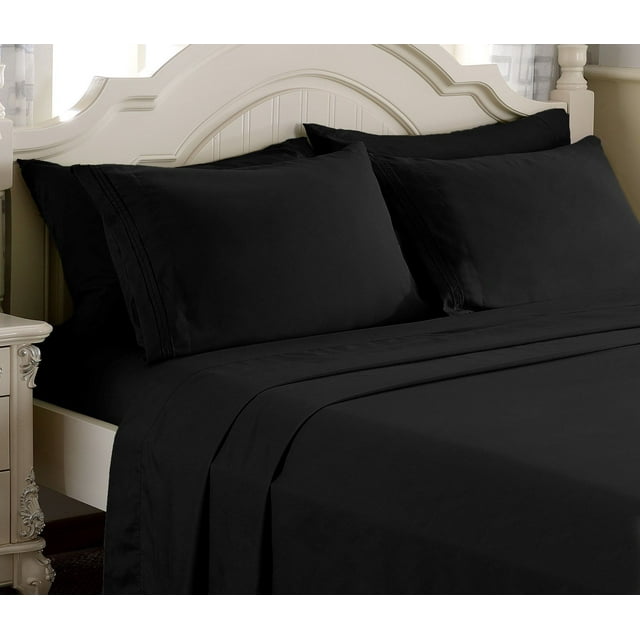 Empire Linen 1800 Series Deep Pocket 4pc Bed Sheet Set Queen Size