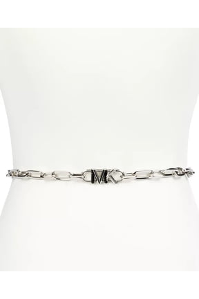 Logo Silver-Tone Chain-Link Belt Large/Extra Large L/XL
