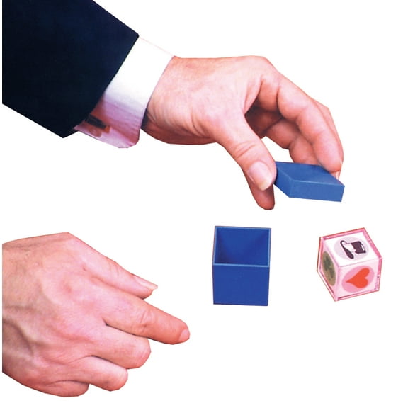 Empire Magic Magic Color Vision Box 1.5in Close-Up Magic Trick, Red Multicolors