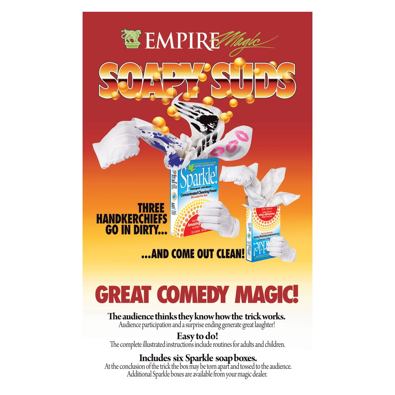 Empire Magic Soapy Suds Magician Stage