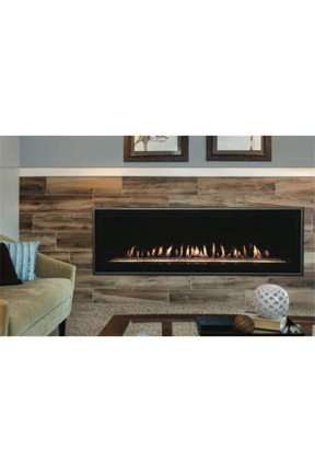 Multi-Function Remote Accent Light Liquid Propane Fireplace , White