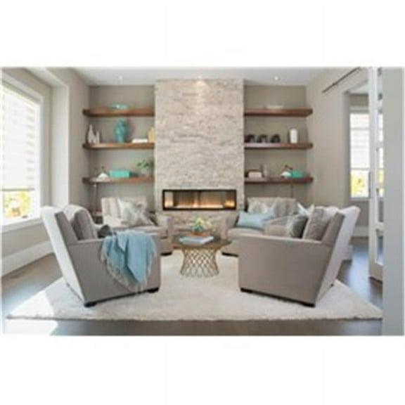 Empire  Natural Gas MV Contemporary Linear Vent-Free Millivolt Fireplace with Barrier