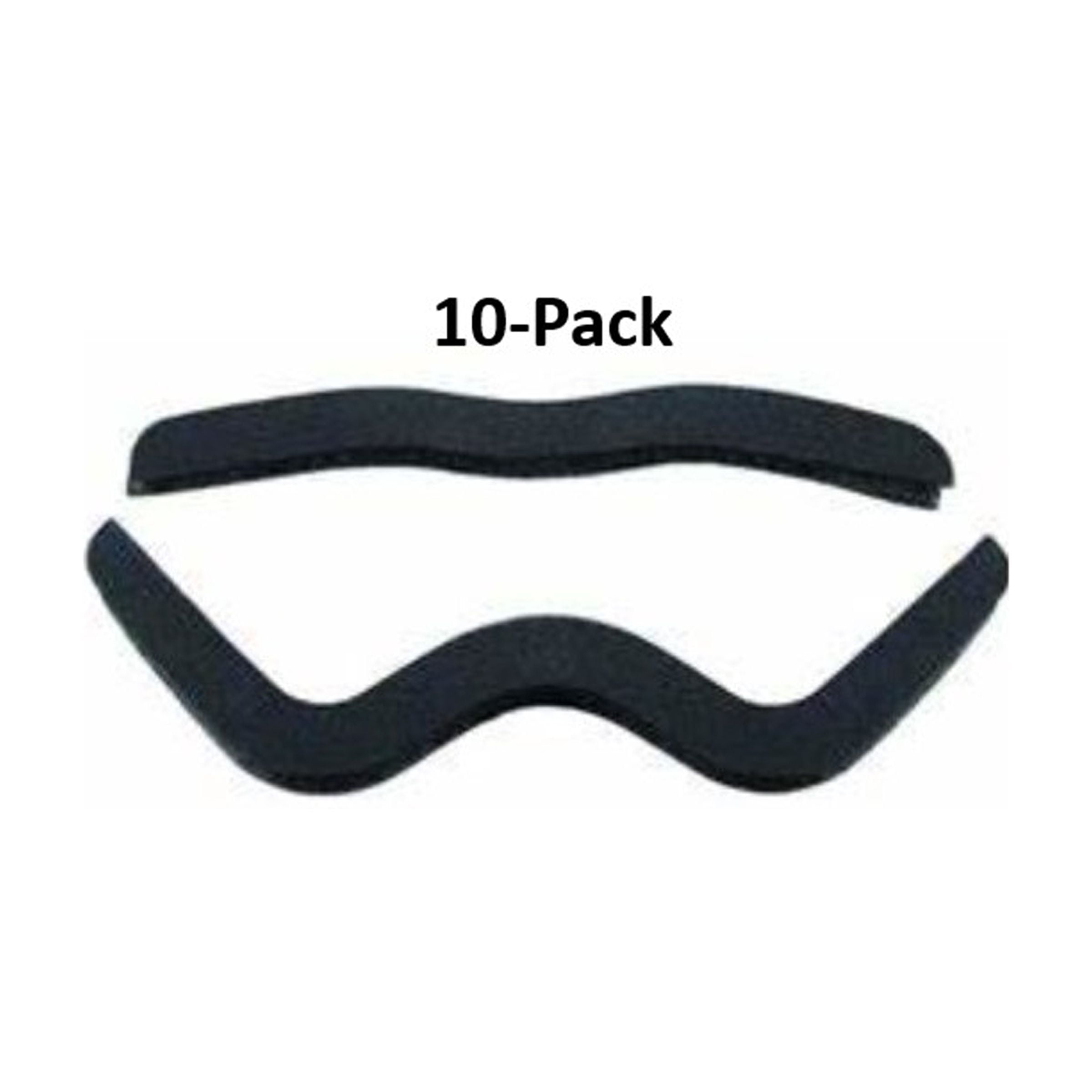 Empire Paintball Helix Goggle Mask Foam Replacement Kit, 10 Pack, Black, Standard Size