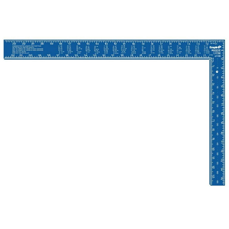 Empire Professional Framing Square- 16inx24in Aluminum Hi-Vis Blue Model#  1190 